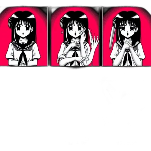 anime, cartoon, concept art, pixel art transparent PNG cut-out