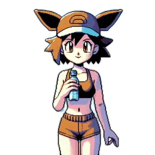 hat, staff, dress, robot transparent PNG cut-out