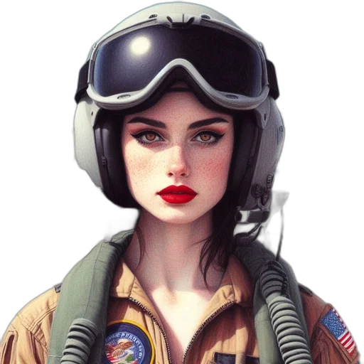face, jacket, weapon, staff transparent PNG cut-out