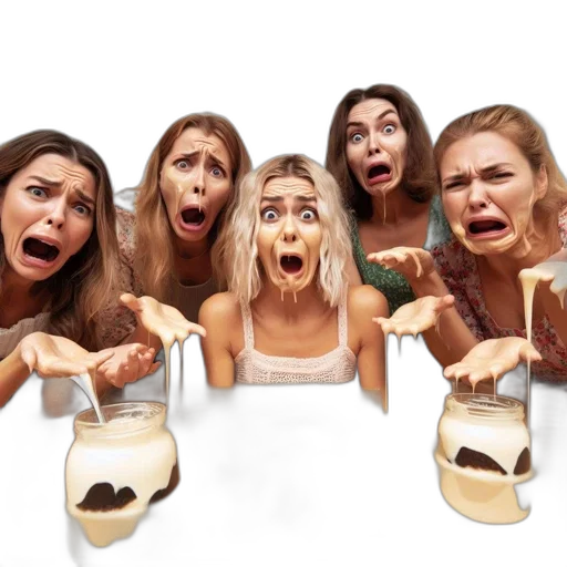 shoes, face, five, surprised transparent PNG cut-out