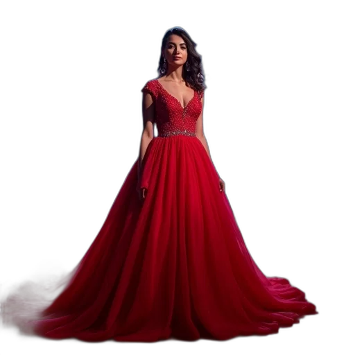 dress, photorealistic, concept art, 3d render transparent PNG cut-out