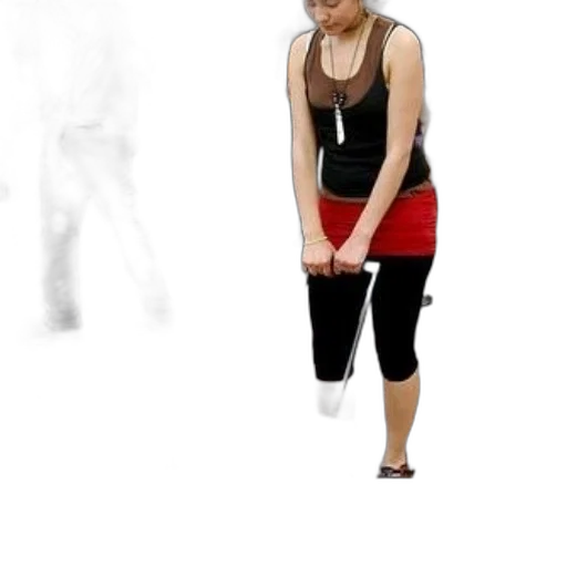 staff, dress, face, creature transparent PNG cut-out