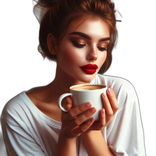 face, jewelry, photorealistic, oil painting transparent PNG cut-out