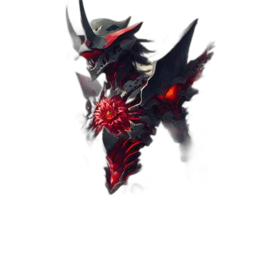 dragon, mask, weapon, creature transparent PNG cut-out