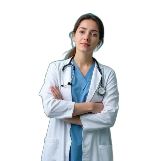 staff, three, types, healthcare transparent PNG cut-out