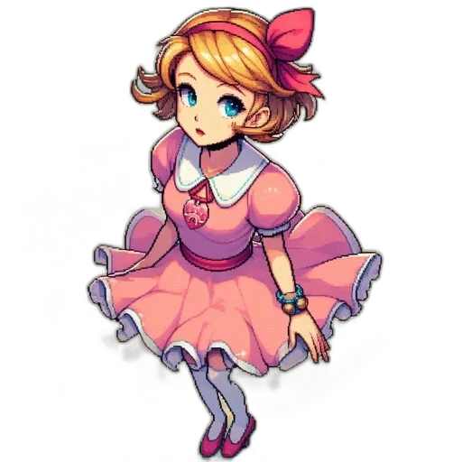 dress, staff, crown, jewelry transparent PNG cut-out