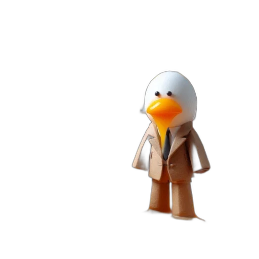 jacket, animal, staff, 3d render transparent PNG cut-out