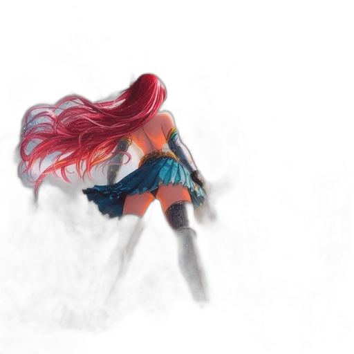 hair, weapon, comic book art, concept art transparent PNG cut-out