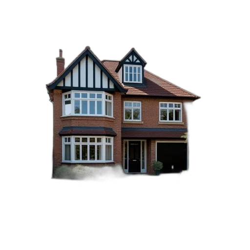 building, 3d render, photorealistic, bed transparent PNG cut-out