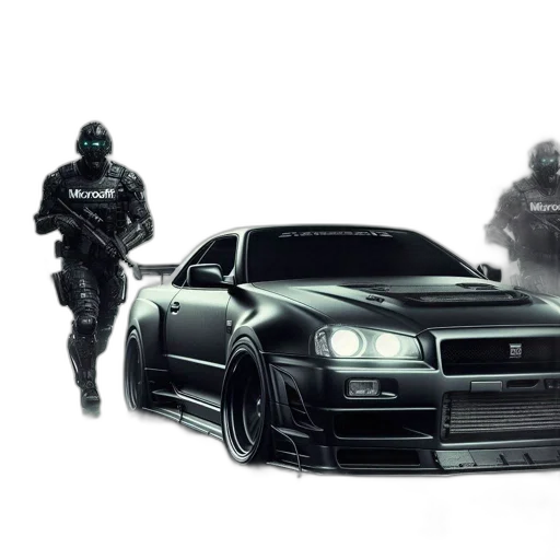 car, weapon, concept art, pixel art transparent PNG cut-out