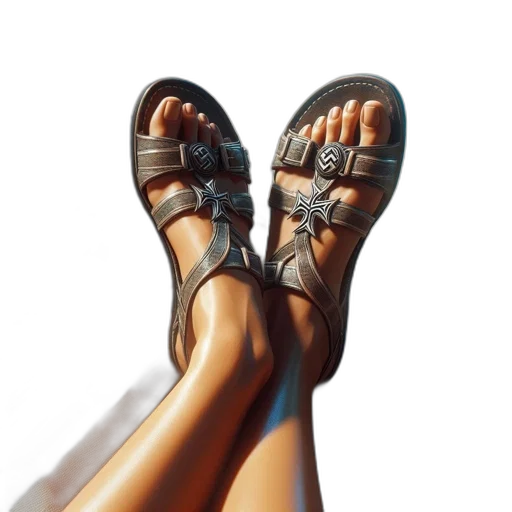 shoes, jewelry, photorealistic, 3d render transparent PNG cut-out