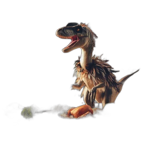 dragon, animal, creature, staff transparent PNG cut-out
