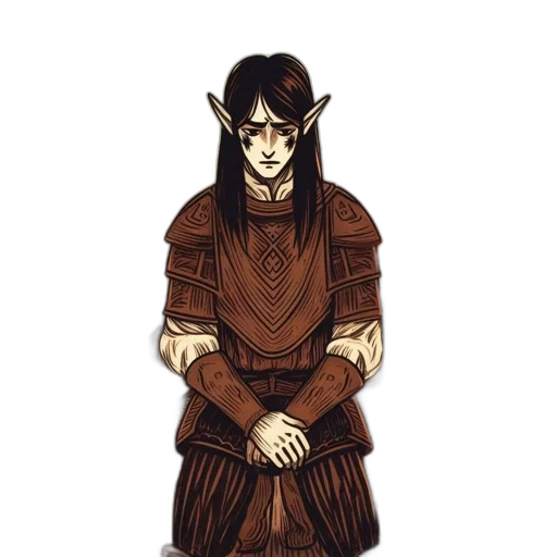 staff, dragon, jacket, fantasy art transparent PNG cut-out
