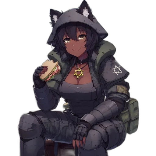 jacket, food, weapon, creature transparent PNG cut-out