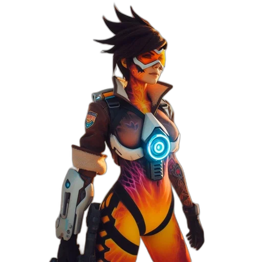 weapon, robot, staff, concept art transparent PNG cut-out