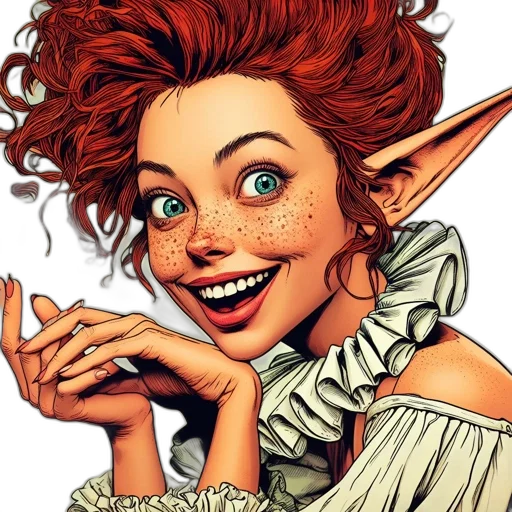 face, staff, comic book art, fantasy art transparent PNG cut-out