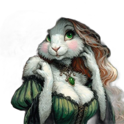 animal, fantasy art, concept art, photorealistic transparent PNG cut-out