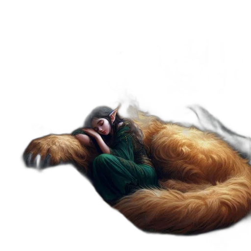 creature, animal, hair, mask transparent PNG cut-out