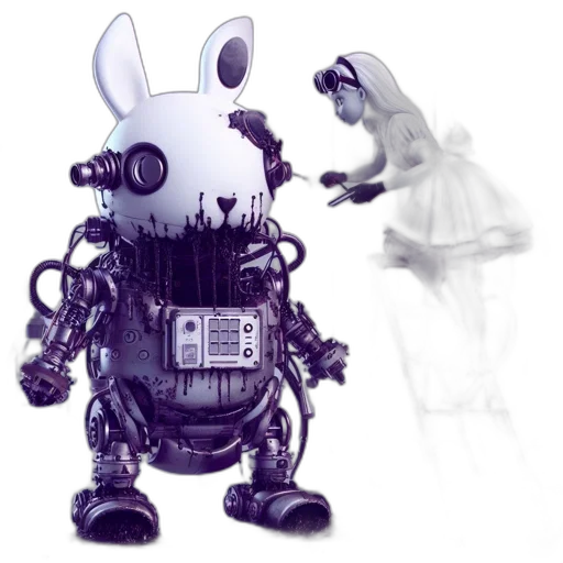 robot, dress, creature, animal transparent PNG cut-out