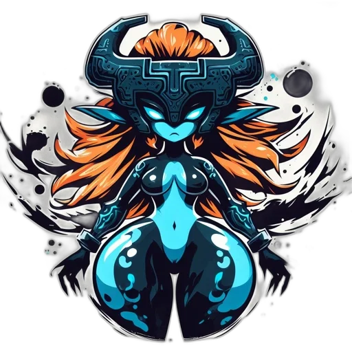 mask, robot, crown, creature transparent PNG cut-out