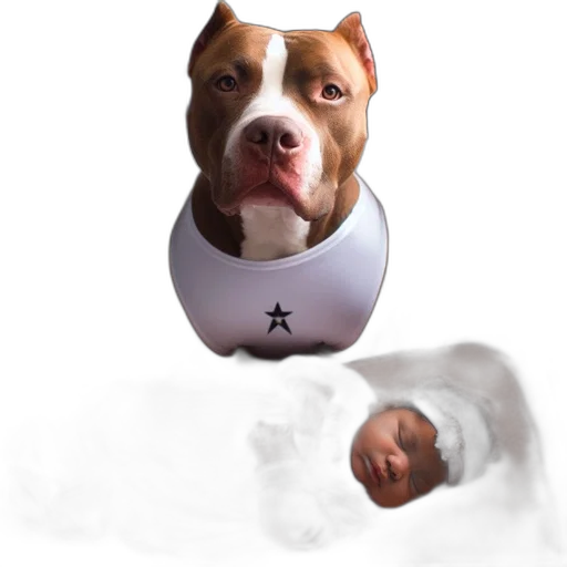 animal, face, staff, photorealistic transparent PNG cut-out