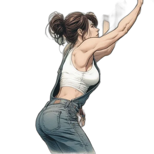 weapon, staff, dress, jacket transparent PNG cut-out