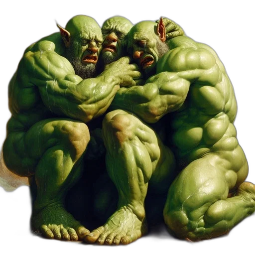 creature, mask, face, weapon transparent PNG cut-out