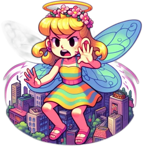 dress, creature, pixel art, concept art transparent PNG cut-out