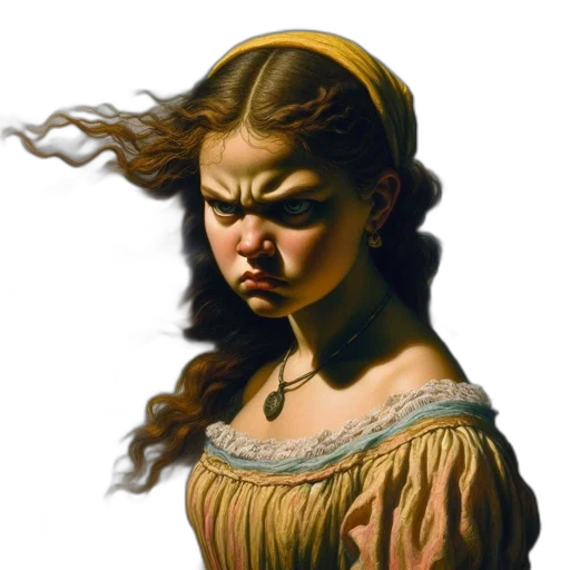 face, hair, dress, mask transparent PNG cut-out