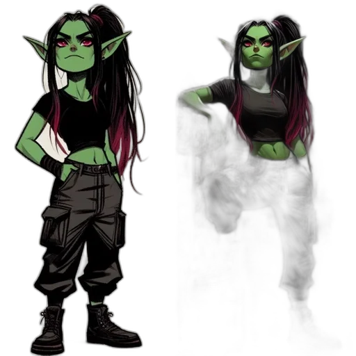 concept art, fantasy art, comic book art, pixel art transparent PNG cut-out