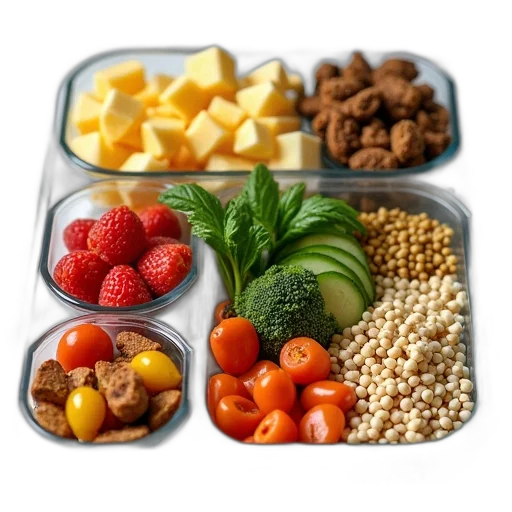 food, three, different, meal transparent PNG cut-out