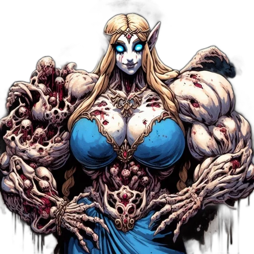 creature, comic book art, concept art, fantasy art transparent PNG cut-out