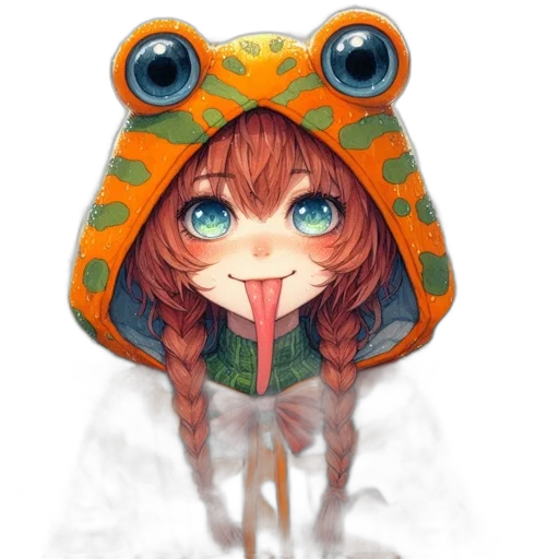 dragon, jacket, hat, creature transparent PNG cut-out