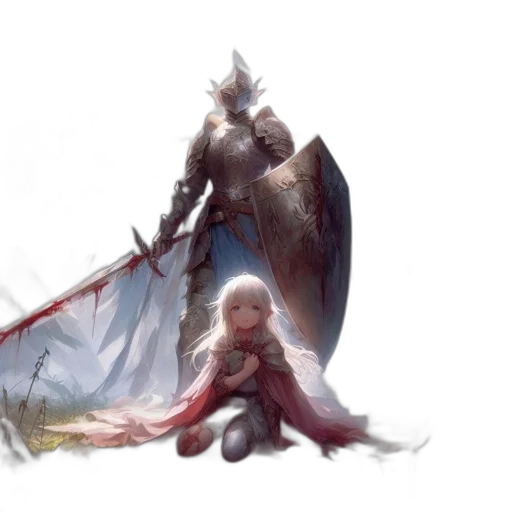 sword, weapon, dragon, concept art transparent PNG cut-out