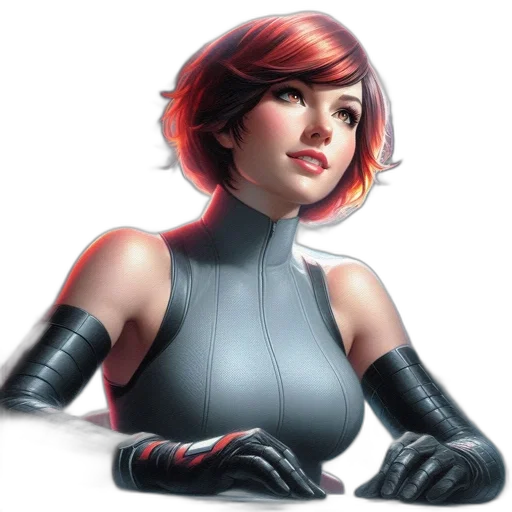 robot, comic book art, concept art, fantasy art transparent PNG cut-out