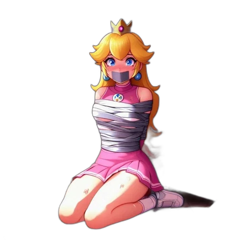 dress, crown, staff, weapon transparent PNG cut-out