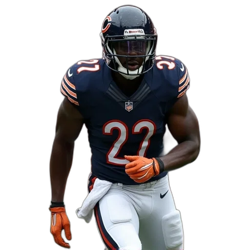 chicago, bears, marvin, davis transparent PNG cut-out
