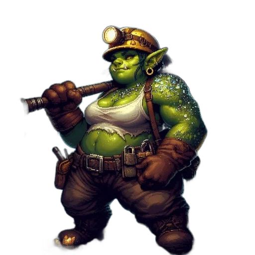 staff, concept art, fantasy art, pixel art transparent PNG cut-out