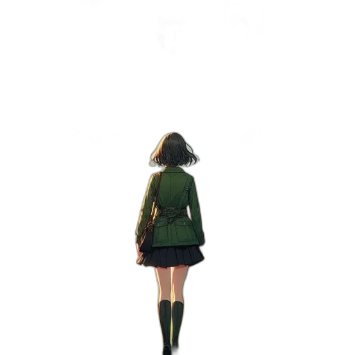 jacket, dress, robot, creature transparent PNG cut-out