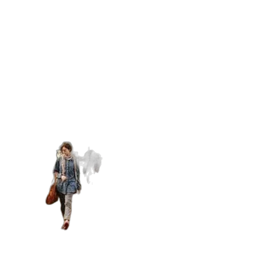 umbrella, staff, jacket, robot transparent PNG cut-out