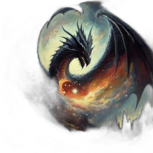 dragon, creature, mask, fantasy art transparent PNG cut-out
