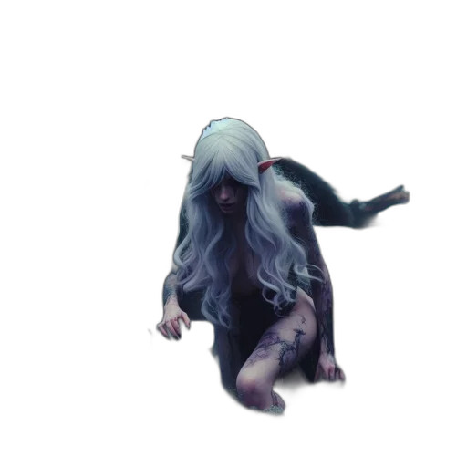creature, hair, animal, dragon transparent PNG cut-out