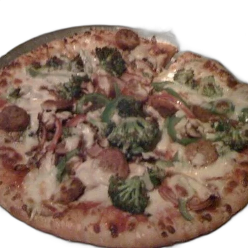 food, 3d render, photorealistic, pizza transparent PNG cut-out