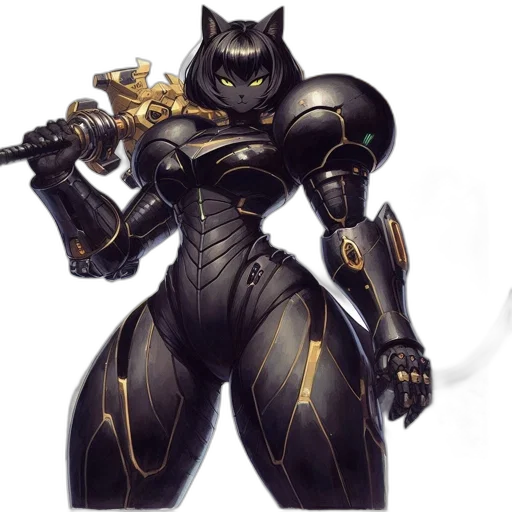 robot, weapon, concept art, fantasy art transparent PNG cut-out