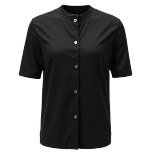 jacket, dress, black, short-sleeved transparent PNG cut-out