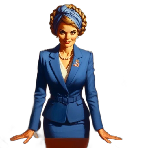 staff, dress, crown, jacket transparent PNG cut-out