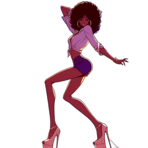 dress, creature, hair, concept art transparent PNG cut-out
