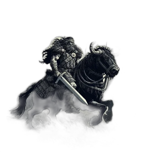 dragon, sword, mask, staff transparent PNG cut-out