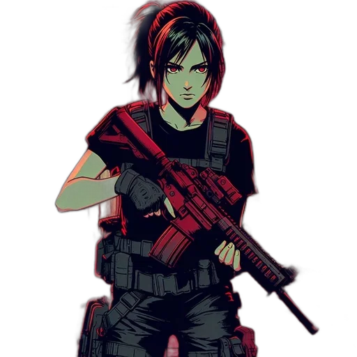 weapon, comic book art, pixel art, concept art transparent PNG cut-out