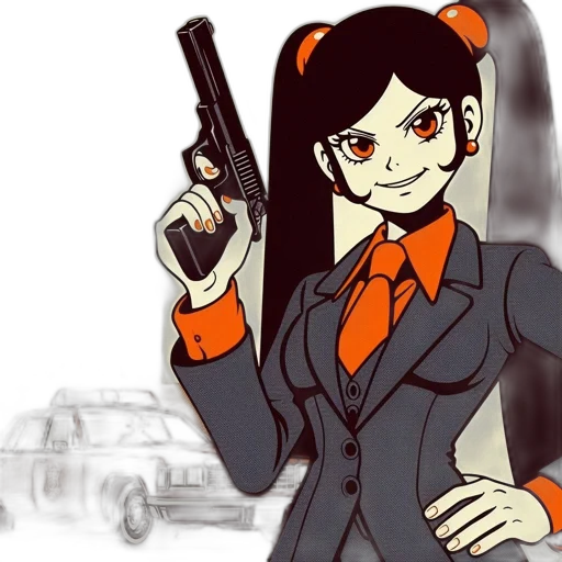 weapon, staff, car, cartoon transparent PNG cut-out